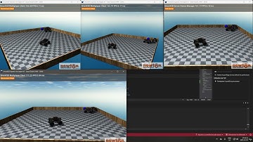 OrionX3D Engine V7 + Newton 4 Update, Multibody Vehicle Multiplayer demo test. WIP
