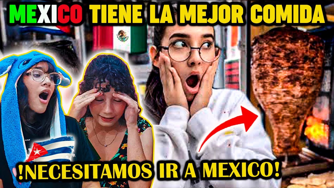 COMIDA CALLEJERA de 🇲🇽MÉXICO y CUBA🇨🇺 - *MEXICO TIENE LA MEJOR COMIDA DEL MUNDO*