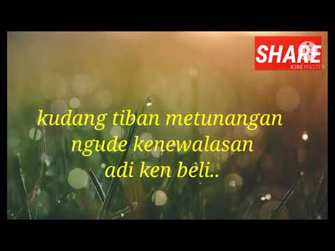 lagu Bali - Sri aditya- nyesel- karaoke..