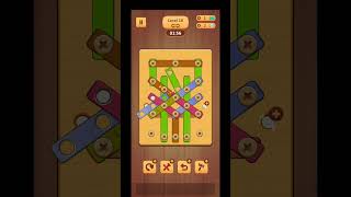 Screw Puzzle: Wood Nut & Bolt- Level 16-20 #screwpuzzlewoodnutandbolt #gameplay #gameplaywalkthrough