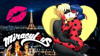 All Loved Kisses Miraculous Ladybug &amp; Cat Noir, Lovstory Marinette &amp; Adrian #fvelc #Miraculous