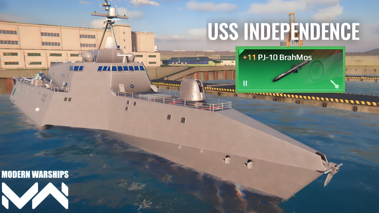 Modern Warships : Uss Independence With PJ-10 BrahMos In Action Gameplay