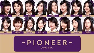 JKT48 - Pioneer [Color Coded Lyrics IDN/ENG/KAN]