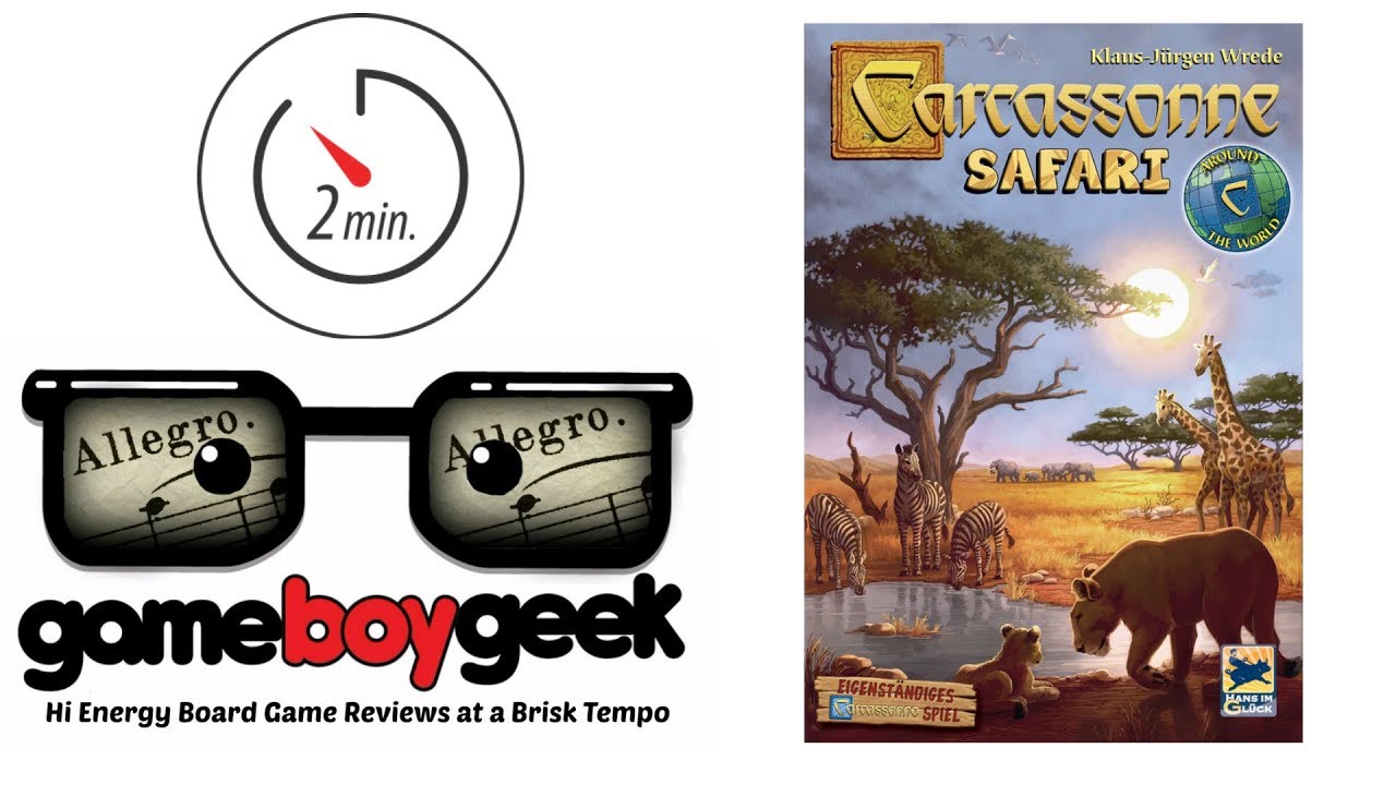 Asmodee Carcassonne Safari Gioco da tavolo Famiglia 7 anno/i