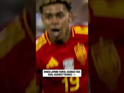 Lamine Yamal scored this absolute golazo when Spain took down France in the UEFA EUROS 🔥