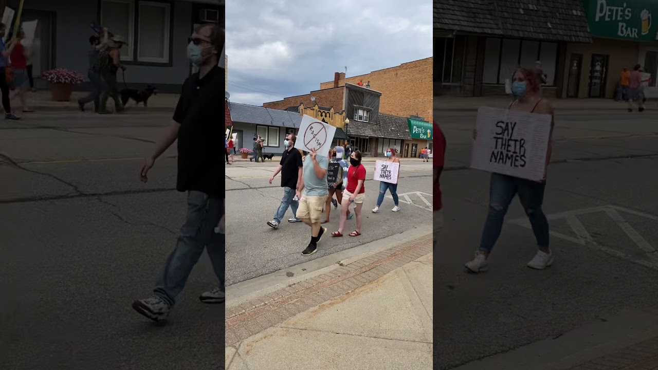 BAD AXE MICHIGAN PROTEST YouTube