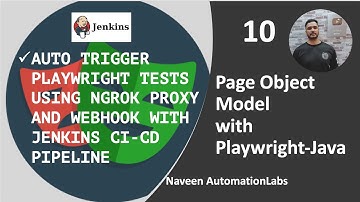 #10 - Auto Trigger Playwright Tests using Jenkins with GIT WebHook and NGROK Proxy