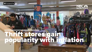 Thrift stores gain popularity as inflation continues to impact budgets