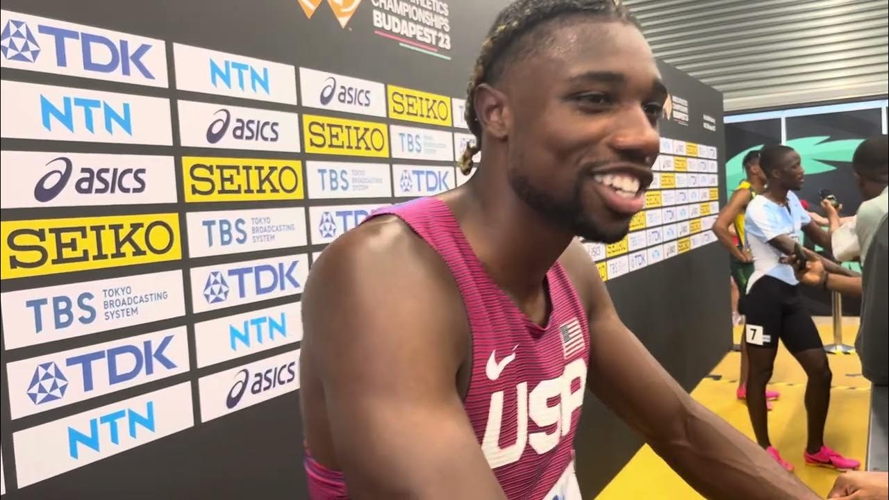 Noah Lyles Analyzes 100m Splits And Track Hardness After World