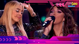 SAHRA LEE contagia el ritmo a DANNA PAOLA cantando «BÉSAME MUCHO» | Programa 3 | Top Star 2021