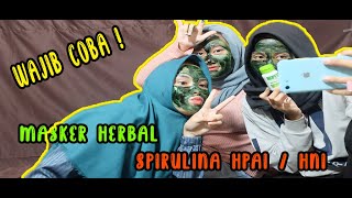 REVIEW JUJUR MASKER SPIRULINA  HNI HPAI 100% | WITA, IRA, NEVRITA