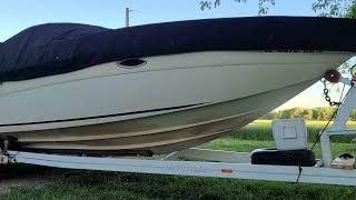 Starbrite Instant Hull Cleaner, River Scum Remover, Before and After