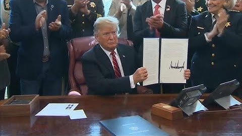 Первое вето президента Трампа