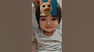 anak kecil imut niruin filter kucing yang viral di tiktok