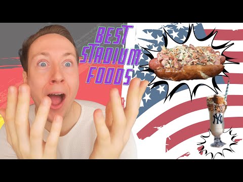 German reacts to the BEST AMERICAN SPORT STADIUM FOODS