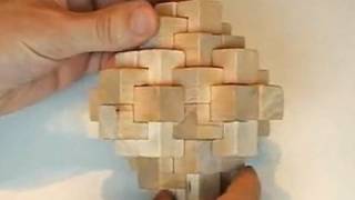 24 piece burr puzzle assembly