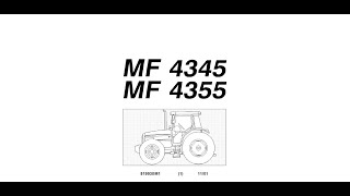 Massey Ferguson 4345 4355 - Parts Catalog