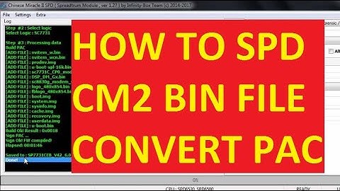 HOW TO SPD CM2 BIN FILE CONVERT PAC WITH CM2 CONVERTER