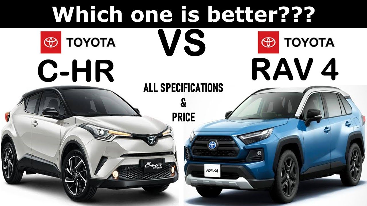 ALL NEW Toyota C-HR Vs ALL NEW Toyota RAV 4 | Which one is better ...