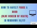 4 Ways to Safely Force a BSOD in Windows 10/11