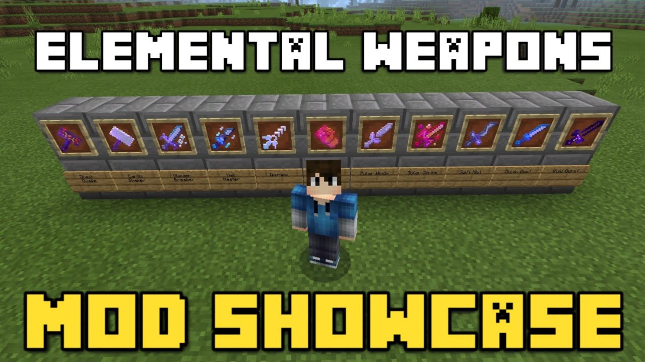 Elemental Weapons! | Minecraft Mod Showcase - YouTube