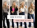 Flared Jeans Haul - How To Style Flared Jeans - Flared Women Wide Jeans