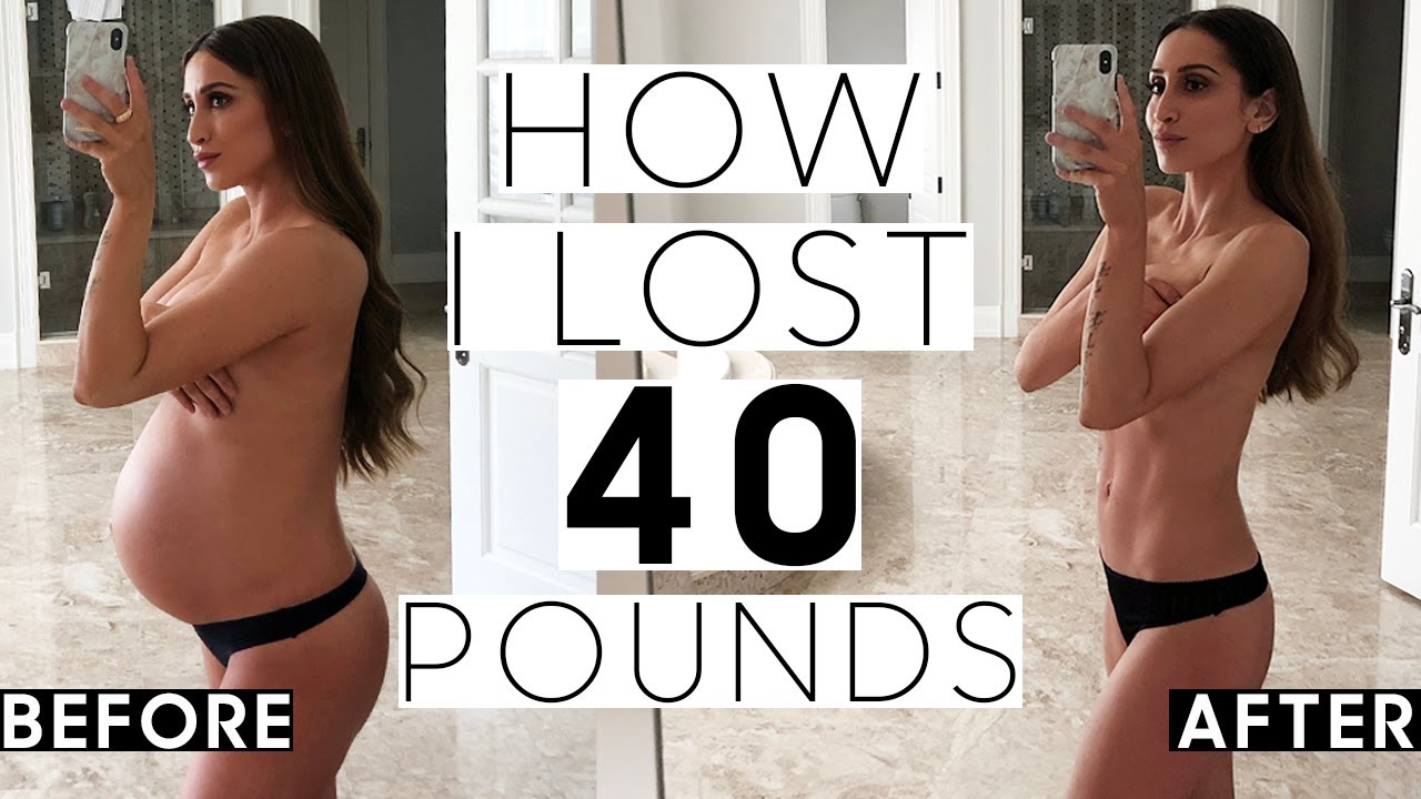 I lost 40+ lbs & shrunk my mom pooch.. here's how