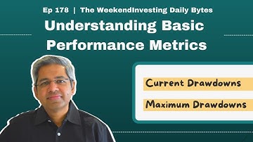 Understanding Current & Maximum Drawdowns | Ep 178 | WeekendInvesting Daily Bytes