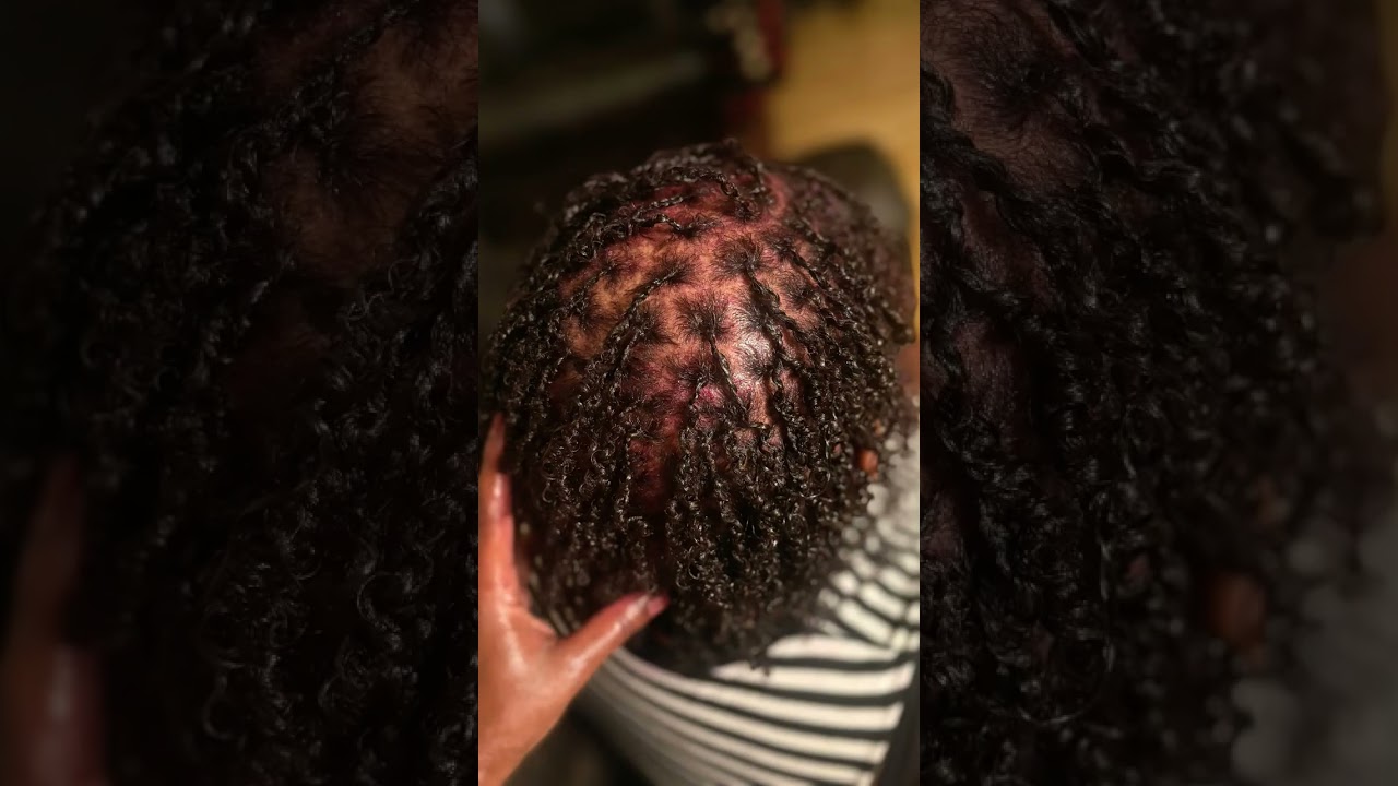 book me : this was my first time doing microlocs I think I did good 