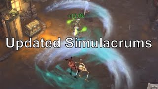 New Simulacrum Behavior Showcase - PTR Update Patch 2.6.9
