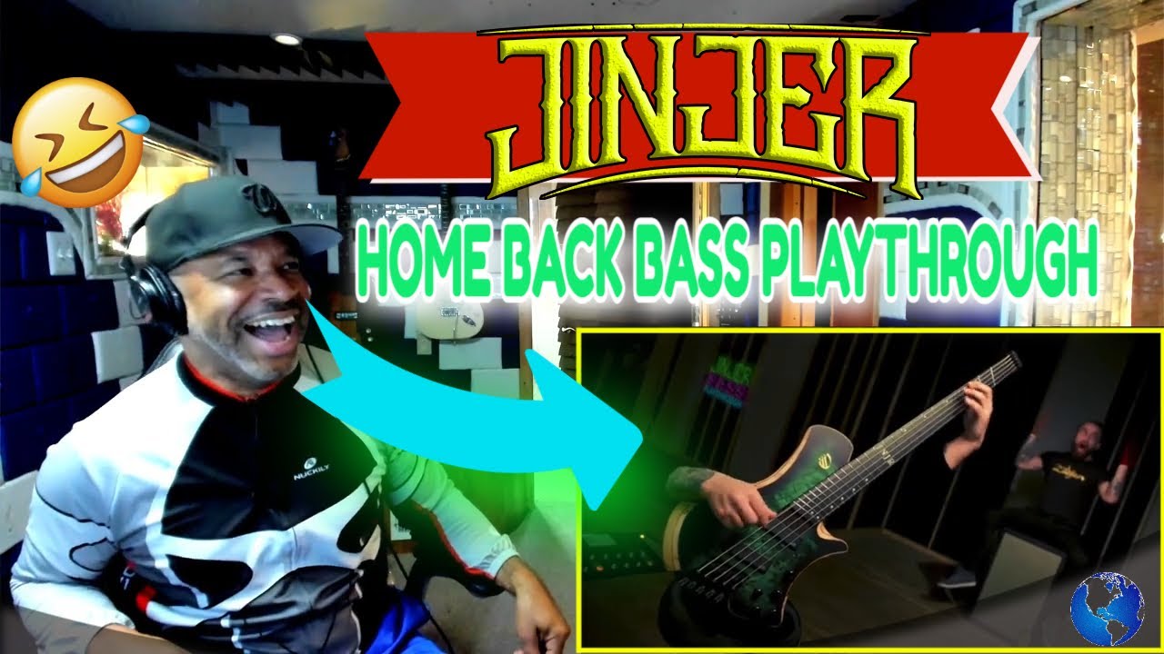 JINJER   Home Back Bass Playthrough | Napalm Records - Producer Reaction