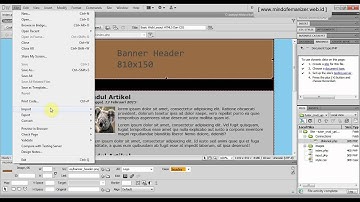 PHP & MySQL - Tutorial CRUD Dan Upload Gambar Dengan Dreamweaver [part 2]
