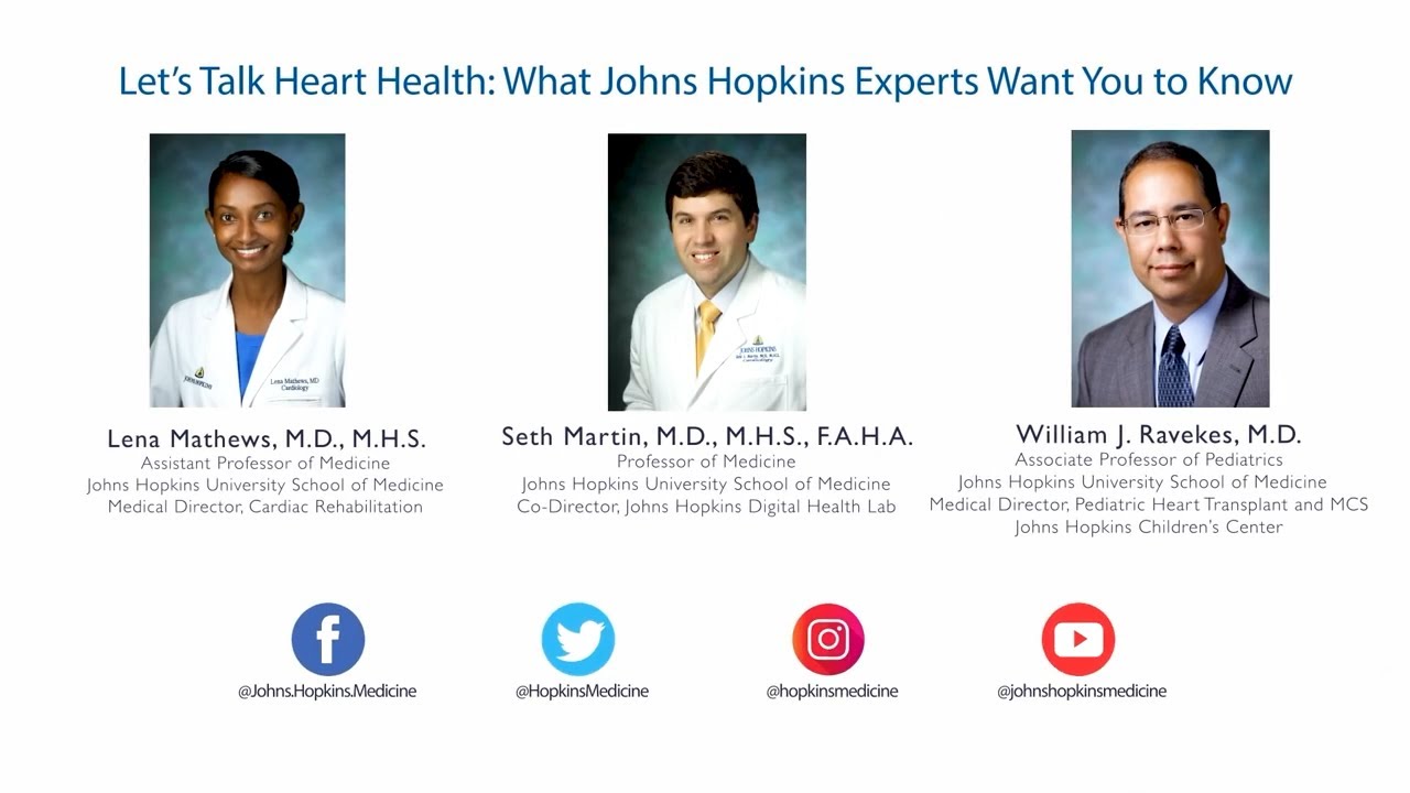 Let’s Talk Heart Health What Johns Hopkins Experts Want You to Know Let’s Talk Heart Health What Johns Hopkins Experts Want You to Know