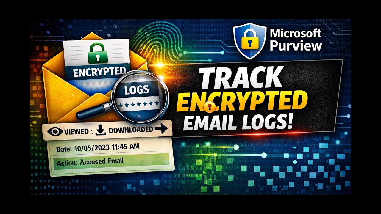 Track Encrypted Email Activities with Microsoft Purview Audit Logs ...