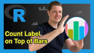 Add Count Labels on Top of ggplot2 Barchart in R (Example) | Draw Barplot Frequencies with geom_text