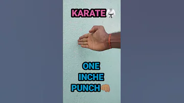 karate one inche 👊🏽punch🔥/Bruce Lee power punch/tamil