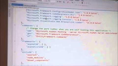 Introducing ASP.NET v.Next. New Project Setup Demo. Part 3 of Bruce Johnson