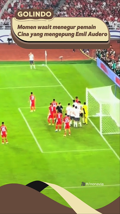 Momen Emil Audero di kepung pemain cina di gawang nya #timnas #indonesiavschina