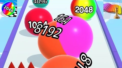 Part - 50 : Ball Run 2048 Merge Number vs Canvas Run all levels iOS Android gameplay👌👍  walkthrough