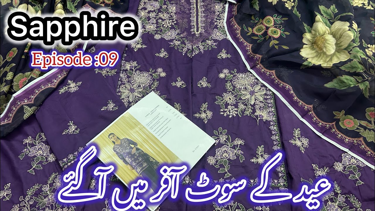 Sapphire eid offers shopping haul 2026 # glamourit 