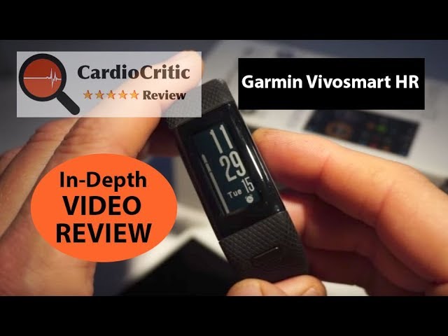 Torrent gemakkelijk te kwetsen dans Garmin Vivosmart HR+ Video Review - Activity Tracker with wrist based HR &  built-in GPS - YouTube