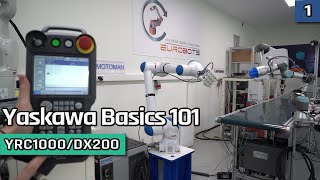 YASKAWA BASICS 101 Tutorial - Learn the basics, how to jog the robot and create a program 4k