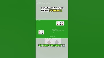 🐍✨ BlackJack Game Using Python 🃏🎮
