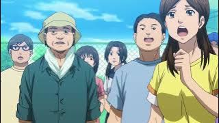 The fans' surprise when Sawamura hit the inside corner - ダイヤのA[エース]  - Ace of Diamond