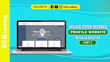 Aplikasi sistem informasi profile website berbasis web free part 3