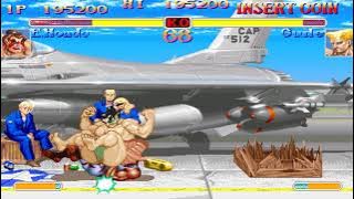 Super Street Fighter II Turbo (Arcade 1CC Hardest Difficulty) - E. Honda Playthrough