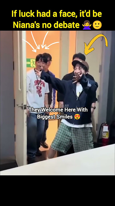 That Hobi's Welcome Hug With Biggest Smile for niana guerrero 🤯😳 #jhope #fypviralシ #bts