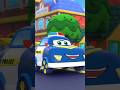 Wheels On The Police Car #shorts #cars #preschool #vehicles