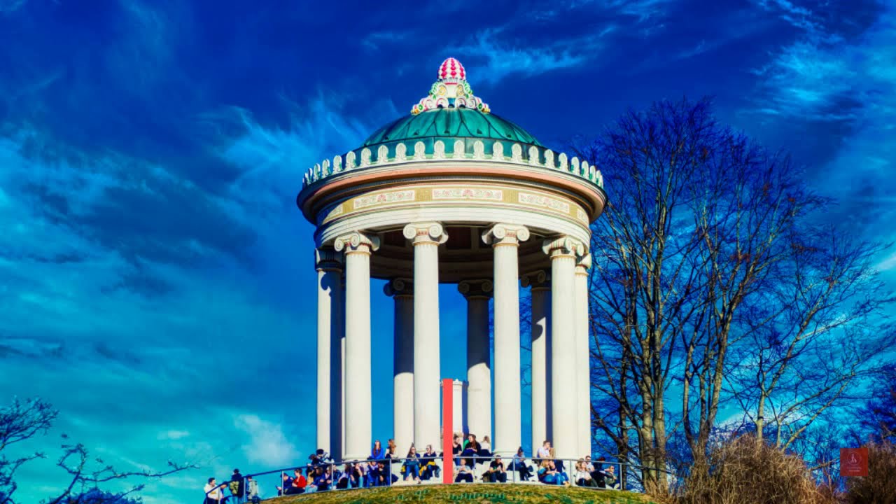 Monopteros, Minhen, Njemačka | Monopteros in English Garden, Munich, Germany