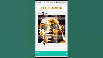 The Champ Is Here #nft #pixelart #howtodraw #nftmarketplace #python $TAU